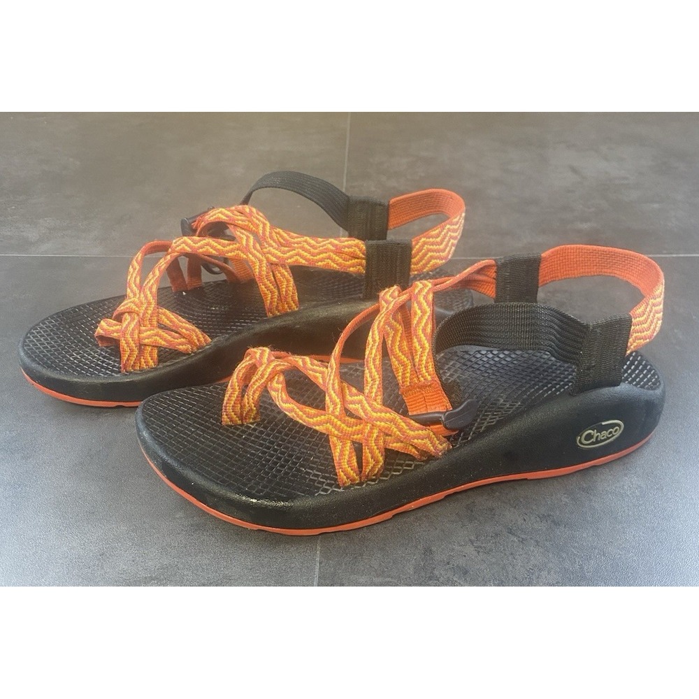 Chaco Women's Strappy Outside Hiking/Water Shoe Orange Size 8